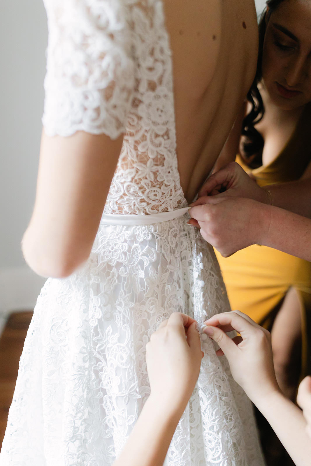 Bride getting ready at NY Luxury Wedding