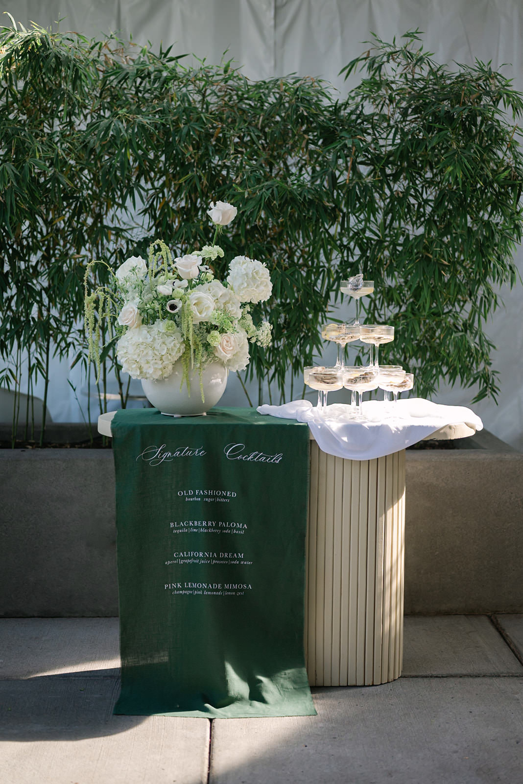 Wedding Oyster Glass Tower at Jupiter Hotel in Portland, OR