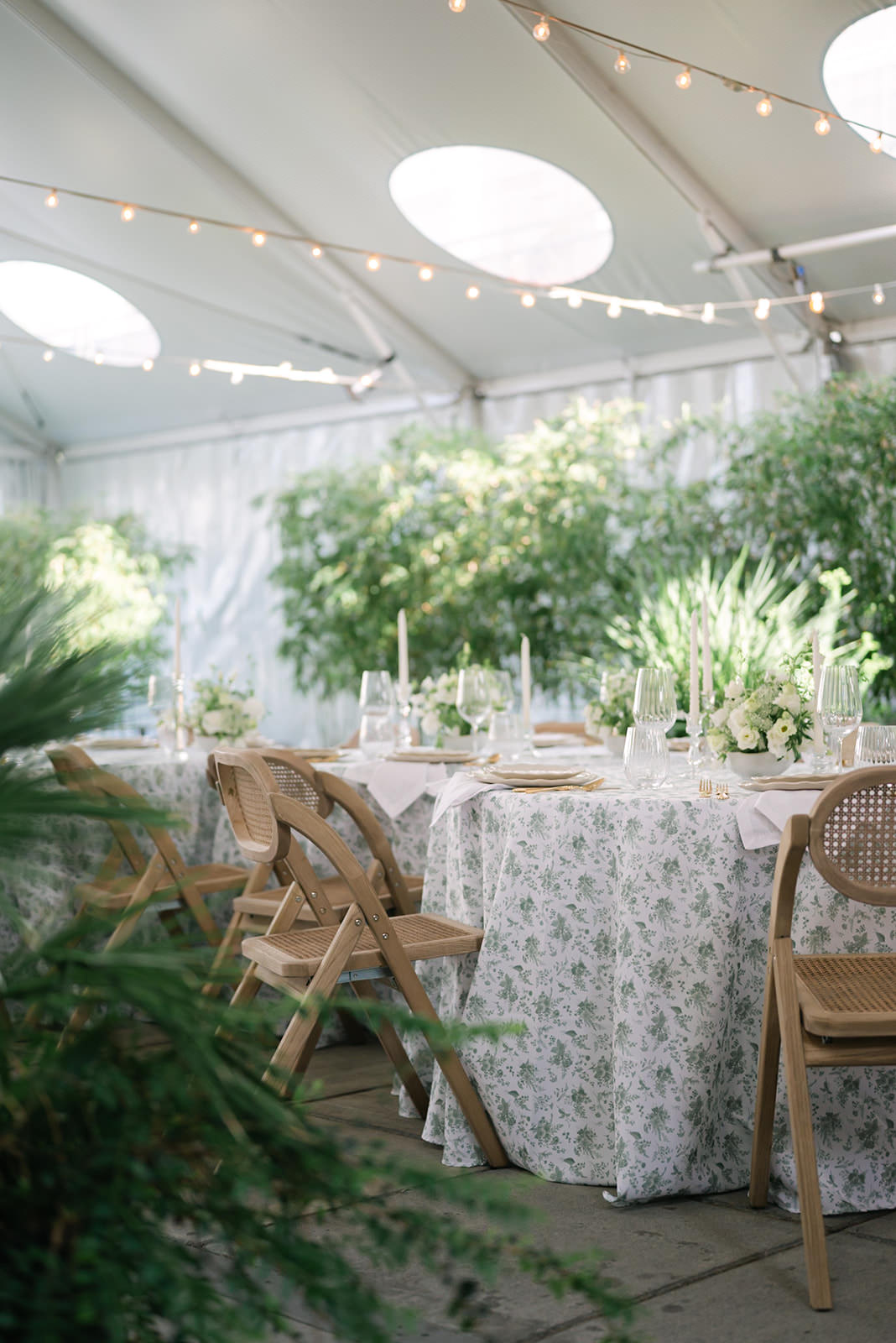 Green Luxury Wedding Tablescape in Portland, Oregon