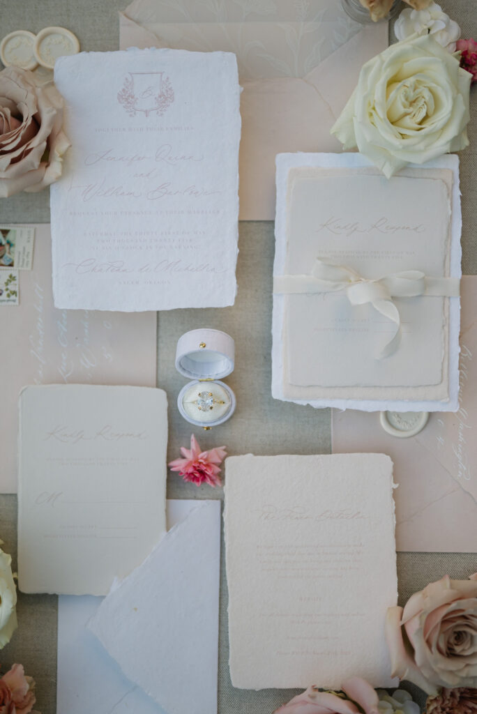 Luxury Wedding Stationary Flatlay