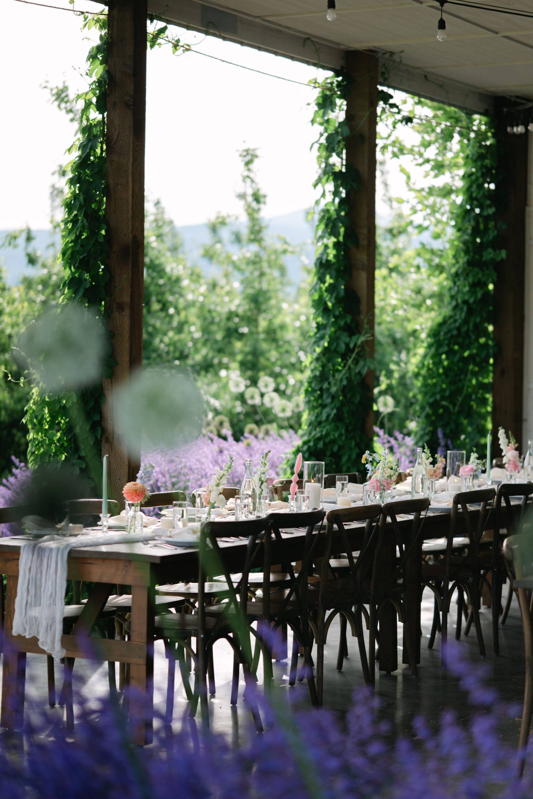 Wedding Tablescape Greenery and Florals, best wedding venues in Pinehurst, NC